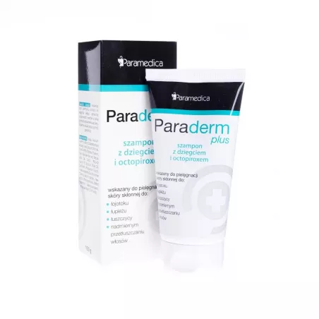 Paraderm plus szampon przeciwłupieżowy 150 ml preparaty na łupież PARAMEDICA ŁÓDŹ