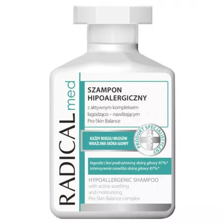 Radical med szampon hipoalergiczny 300 ml leki na łuszczycę INSTYTUT DERMOKOSMETYKÓW IDEEPHARM SP. Z O.O.