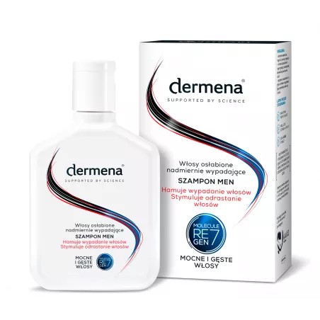 Dermena men szampon przeciw wypadaniu włosów x 200 ml preparaty na łysienie i wypadanie włosów PHARMENA S.A.