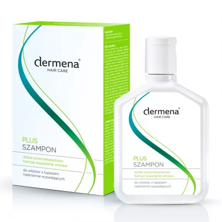 Dermena Plus szampon przeciwłupieżowy x 200 ml preparaty na łupież PHARMENA S.A.