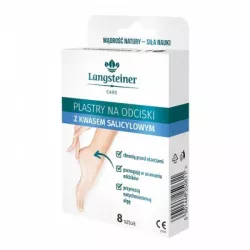 Plast na odciski z kwasem salicylowym 8 szt. odciski LANGSTEINER SP. Z O.O.