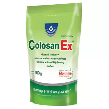 Colosan Ex z probiotykami proszek x 200 g preparaty na zaparcia OLEOFARM SP. Z O.O.
