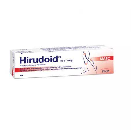 Hirudoid żel 0,3 g/100g x 40 g preparaty na żylaki STADA ARZNEIMITTEL AG
