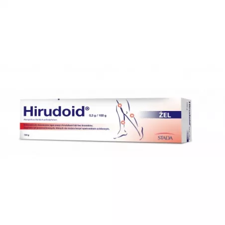 Hirudoid żel 0,3 g/100g x 100 g preparaty na żylaki STADA ARZNEIMITTEL AG