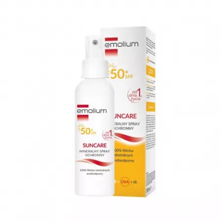Emolium Suncare Mineralny Spray SPF50+ 100 ml preparaty z filtrem UV PERRIGO POLAND SP. Z O.O.