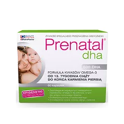 Prenatal DHA x 60 kapsułek witaminy dla kobiet w ciąży NUTROPHARMA SP. Z O.O.