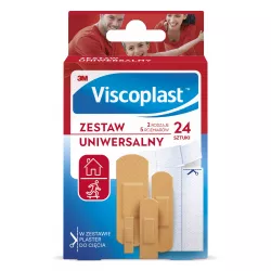 Plaster zestaw universalny x 24 szt Opatrunki i art. higieniczne 3M POLAND SP. Z O.O.