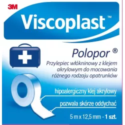 Polopor 5 x 12.5 x 1 szt Opatrunki i art. higieniczne 3M POLAND SP. Z O.O.