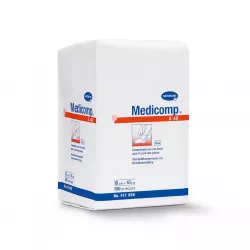 Medicomp Kompresy gazowe niejałowe 10cm x 10cm  100 sztuk materiały opatrunkowe HARTMANN PAUL A.G.