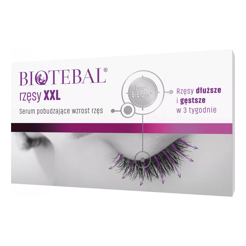 ZAKŁADY FARMACEUTYCZNE POLPHARMA S.A. Biotebal rzęsy XXL x 3 ml — Inhaltsstoffe i ocena