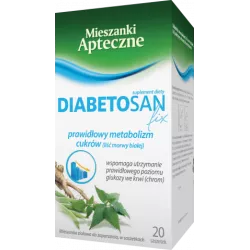 Diabetosan fix mieszanka ziołowa 2g x 20 torebek regulacja poziomu cukru ZAKŁADY FARMACEUTYCZNE POLPHARMA S.A.