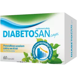 Diabetosan x 60 kapsułki regulacja poziomu cukru ZAKŁADY FARMACEUTYCZNE POLPHARMA S.A.