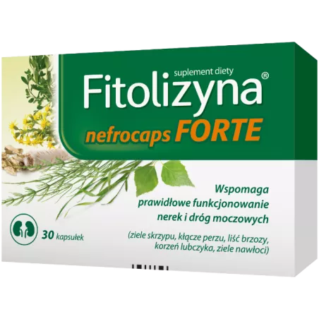 Fitolizyna FORTE nefrocaps x 30 kapsułek infekcje ZAKŁADY FARMACEUTYCZNE POLPHARMA S.A.