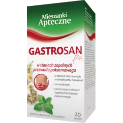 Gastrosan mieszanka ziołowa torebki 2g x 20 torebek ( data ważności 31.10.2025 ) Preparaty na trawienie ZAKŁADY FARMACEUTYCZN...