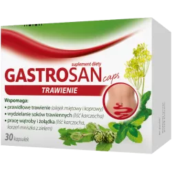Gastrosan caps Trawienie kapsułki x 30 kapsułek wątroba ZAKŁADY FARMACEUTYCZNE POLPHARMA S.A.