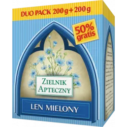 Len mielony 200g+200g Polpharma wrzody żołądka, zgaga, refluks ZAKŁADY FARMACEUTYCZNE POLPHARMA S.A.