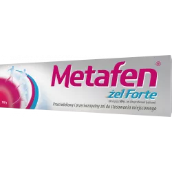 Metafen żel forte 0.1 g/g x 100 g maści żele i plastry MEDANA PHARMA SPÓŁKA AKCYJNA