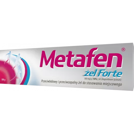 Metafen żel forte 0.1 g/g x 100 g maści żele i plastry MEDANA PHARMA SPÓŁKA AKCYJNA