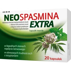 Neospasmina Extra kapsułki twarde x 20 kapsułek Spokój i Sen ZAKŁADY FARMACEUTYCZNE POLPHARMA S.A.