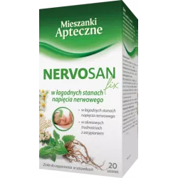 Nervosan fix mieszanka ziołowa 2g x 20 torebek ( data ważności 31.10.2025 ) Spokój i Sen ZAKŁADY FARMACEUTYCZNE POLPHARMA S.A.
