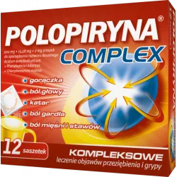 Polopiryna Complex x 12 saszetek leki na gorączkę ZAKŁADY FARMACEUTYCZNE POLPHARMA S.A.