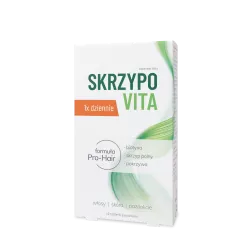 SkrzypoVita 1x dziennie x 42 tabletki powlekane suplementy na skórę włosy i paznokcie N.P.ZDROVIT SP Z O.O.