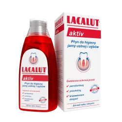 Lacalut Aktiv Płyn do higieny jamy ustnej i zębów 300 ml płyny do płukania ust N.P.ZDROVIT SP Z O.O.