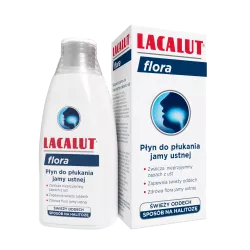 Lacalut Flora Płyn do płukania jamy ustnej 300ml płyny do płukania ust N.P.ZDROVIT SP Z O.O.