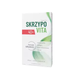 SkrzypoVita 40+ x 42 tabletki powlekane suplementy na skórę włosy i paznokcie NATUR PRODUKT PHARMA SP. Z O.O.