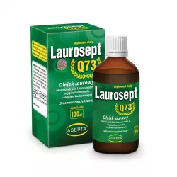 Laurosept Q73 krople 100 ml naturalne preparaty na odporność ASEPTA MGR DARIUSZ WĄSIKIEWICZ