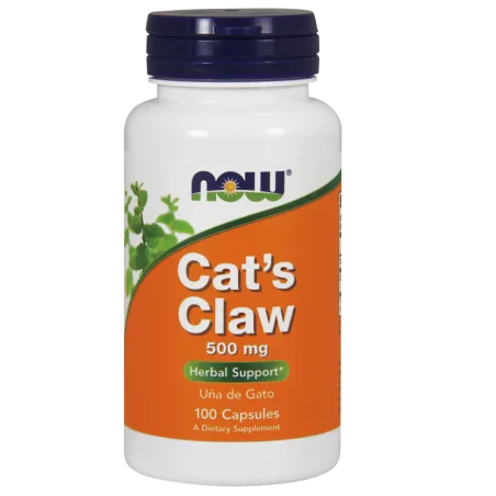 Now Foods Cat's Claw ( Koci Pazur ) 500 mg x 100 kapsułek naturalne preparaty na odporność NOW FOODS