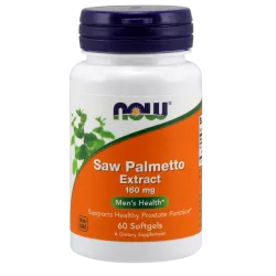 Now Foods Saw Palmetto Extract ( Ekstrakt z palmy sabałowej ) 160 mg x 60 kapsułek prostata NOW FOODS