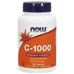 Now Foods C-1000 Antioxidant Protection ( Witamina C 1000 mg z Dziką Różą ) x 100 tabletek witamina C NOW FOODS