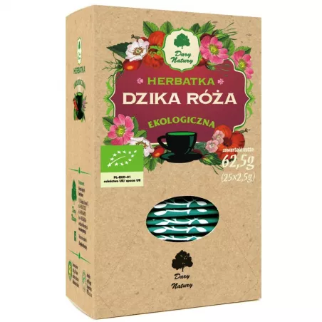 DARY NATURY Herbata Dzika Róża fix x 25*2,5g herbatki Lune Tea, Yogi Tea, Ziolove Dary Natury