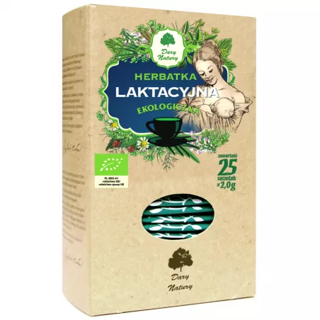 DARY NATURY Herbata Laktacyjna fix x 25*2g ( data ważności 01.06.2024 ) herbatki Lune Tea, Yogi Tea, Ziolove Dary Natury