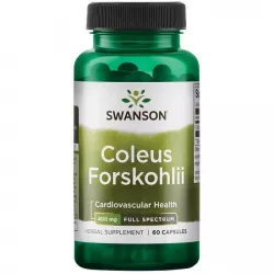 SWANSON Coleus Forskohlii 400 mg x 60 kapsułek detox i odchudzanie Swanson