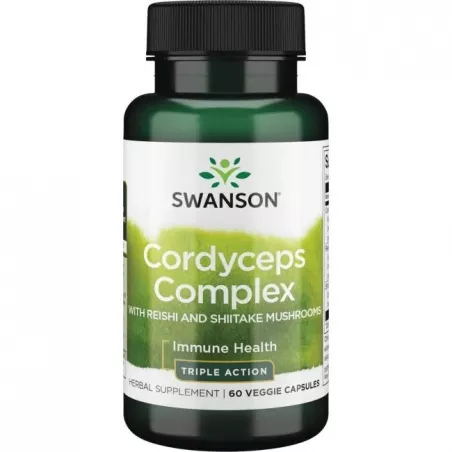 SWANSON Cordyceps Complex x 60 kapsułek naturalne preparaty na odporność Swanson