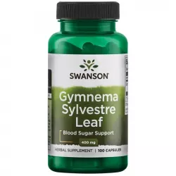 SWANSON Gymnema Sylvestre Leaf 400mg x 100 kapsułek detox i odchudzanie Swanson