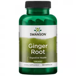 SWANSON Imbir korzeń 540mg x 100 kapsułek niestrawność Swanson