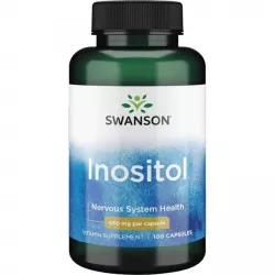 SWANSON Inozytol 650mg x 100 kapsułek Stres Swanson