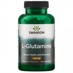 SWANSON L-Glutamina 500 mg x 100 kapsułek inne produkty Swanson