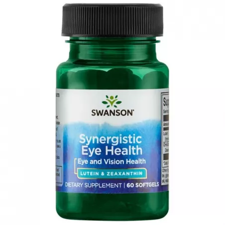 SWANSON Luteina i Zeaksantyna Synergistic Eye Health x 60 kapsułek tabletki na wzrok Swanson