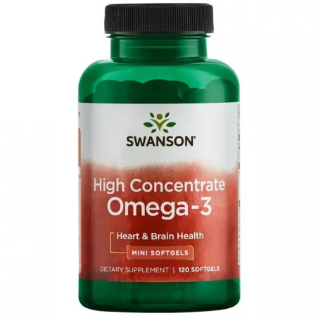 SWANSON High Concetrate Omega-3 x 120 kapsułek kwasy omega Swanson