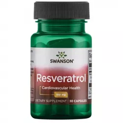 SWANSON Resveratrol 100mg x 30 kapsułek na wzmocnienie krążenia Swanson