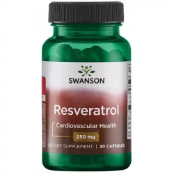 SWANSON Resveratrol 250mg x 30 kapsułek na wzmocnienie krążenia Swanson