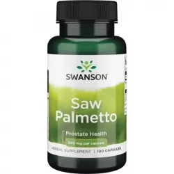 Swanson Saw Palmetto 540mg- Palma Sabałowa 100 kapsułek prostata Swanson