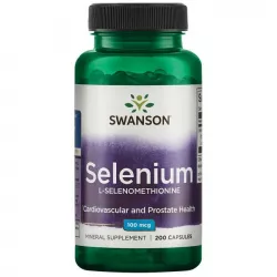 SWANSON Selenium- Selen 100mcg x 200 kapsułek selen Swanson