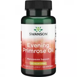 SWANSON Evening Primrose Oil 500mg - Olej z Wiesiołka x 100 kapsułek