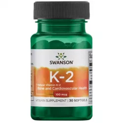 SWANSON Witamina K-2 naturalna 100mcg x 30 kapsułek wzmocnienie Swanson