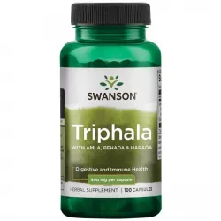 SWANSON Triphala 500mg x 100 kapsułek Preparaty na trawienie Swanson